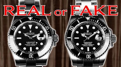 rolex submariner black real vs fake